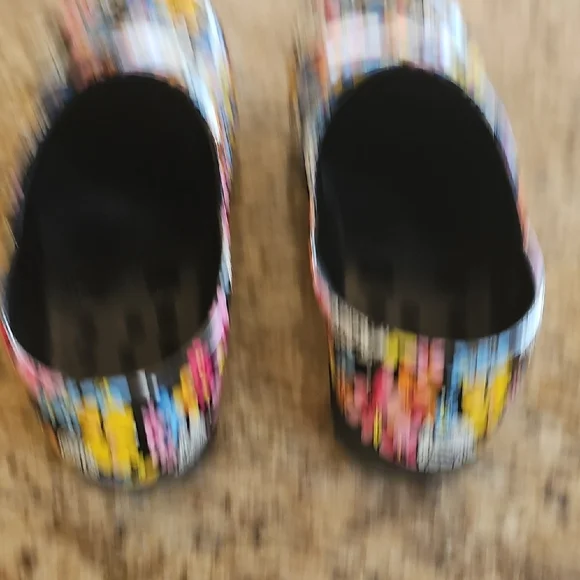 Anywear Nurse Slip Resistant Owl Print closed back Clogs Women 11 Men  9 unisex - Picture 6 of 14